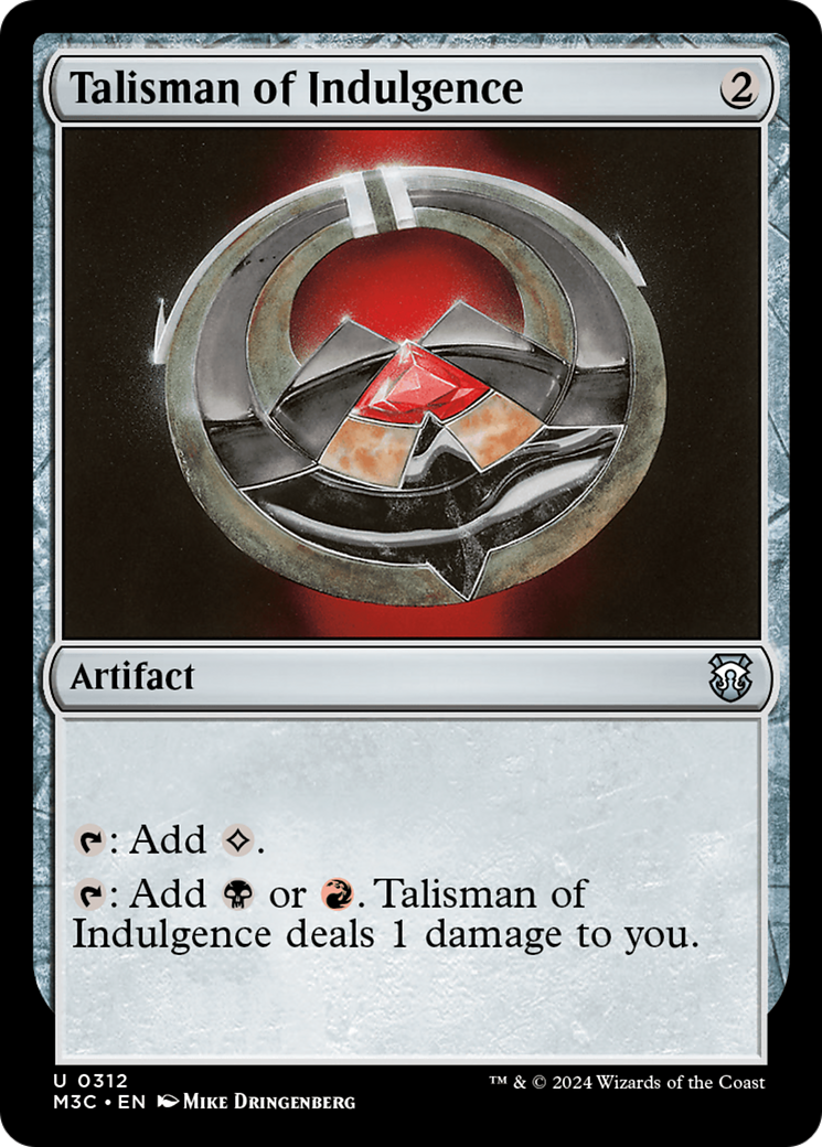 Talisman of Indulgence (M3C-312) -  Foil