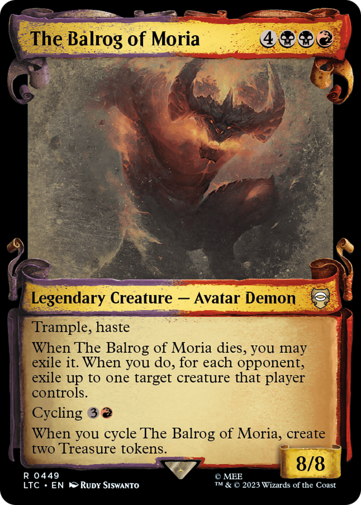 The Balrog of Moria (LTC-449) - : (Showcase) Foil