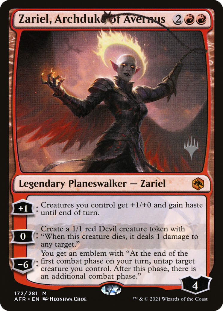 Zariel, Archduke of Avernus (PPAFR-172P) -  Foil