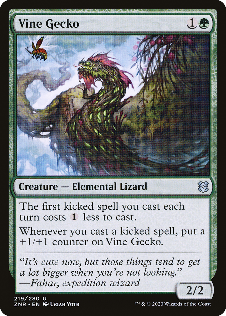 Vine Gecko (ZNR-219) -  Foil