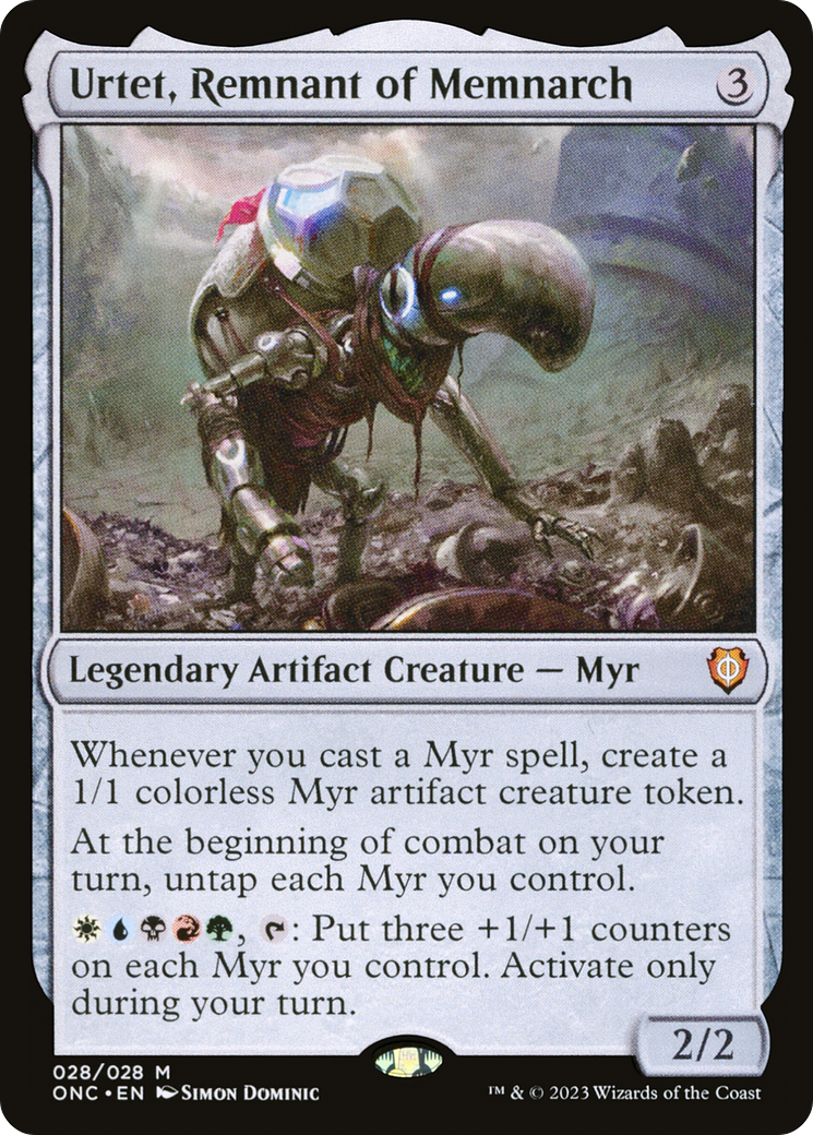 Urtet, Remnant of Memnarch (ONC-028) -  Foil