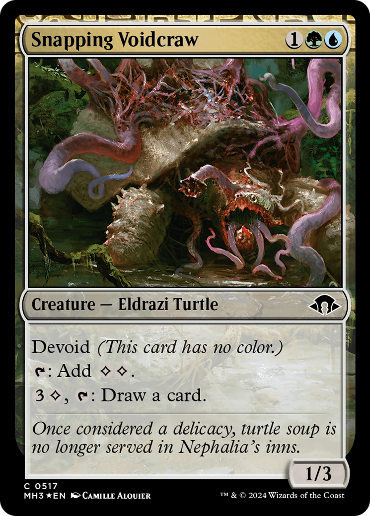 Snapping Voidcraw (MH3-517) - : (devoid) Foil