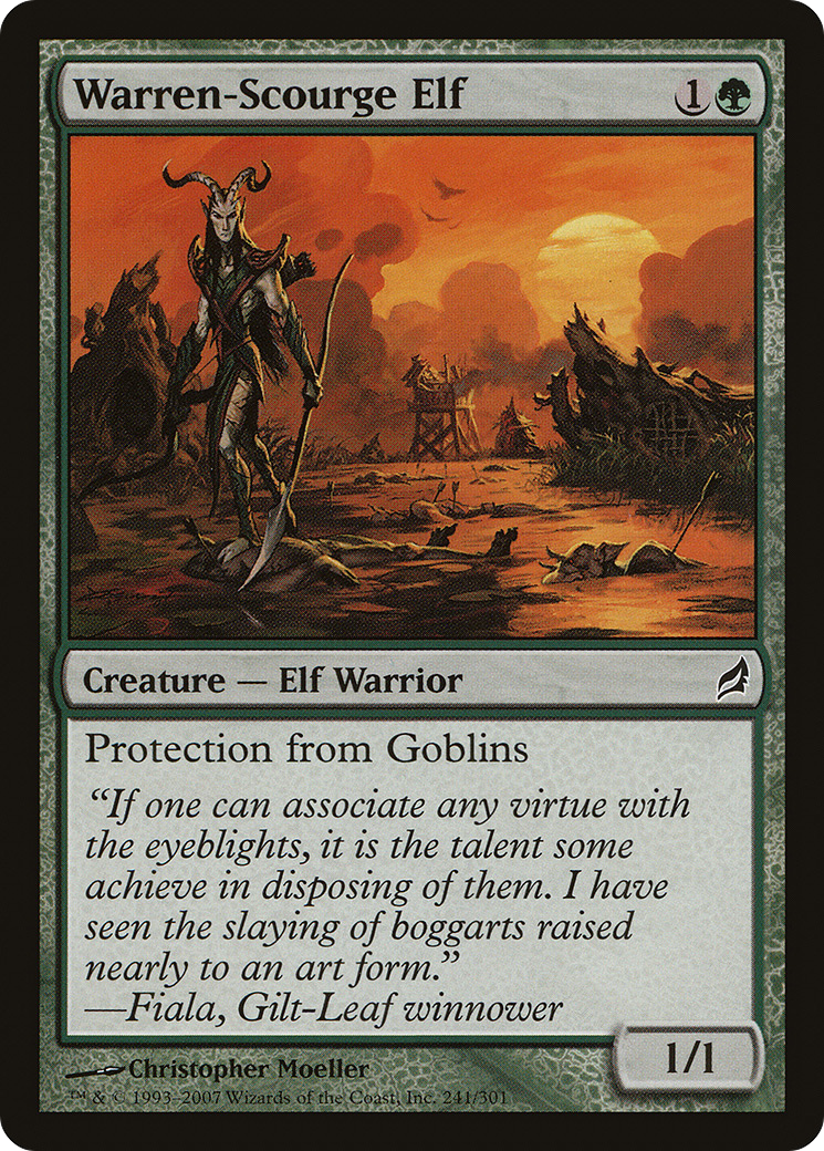 Warren-Scourge Elf (LRW-241) -  Foil