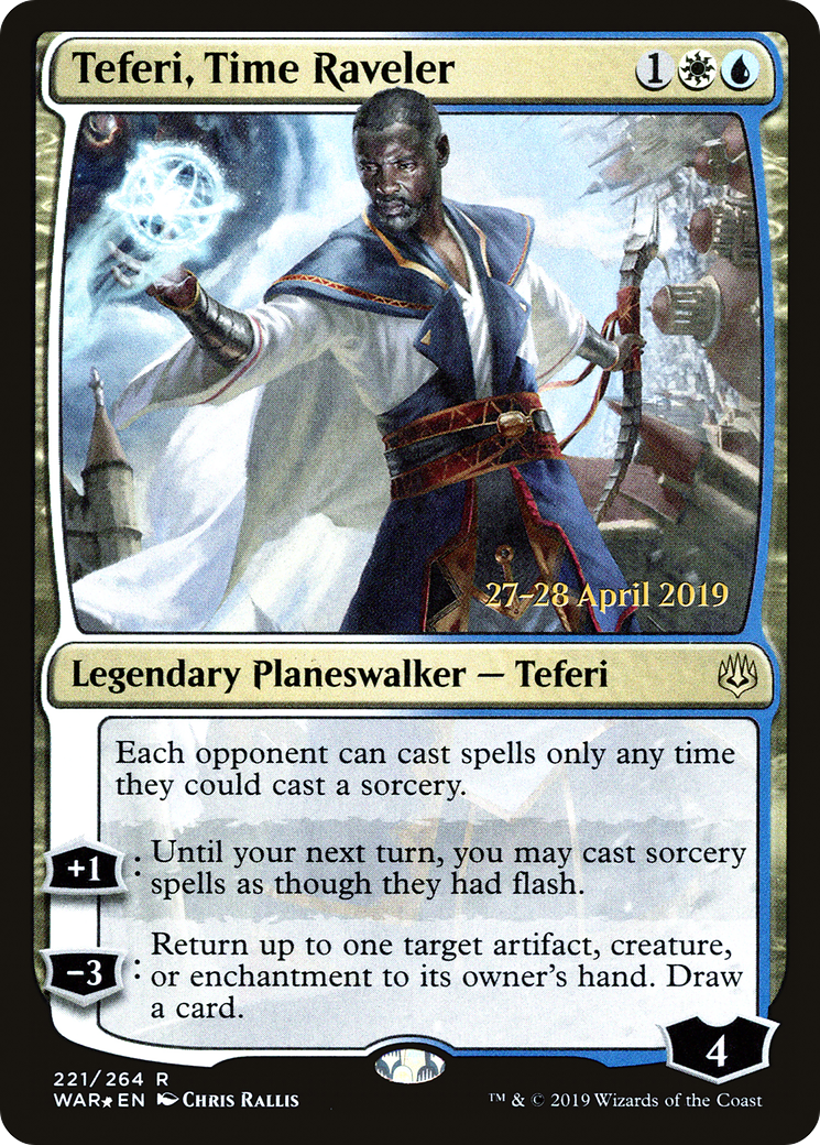 Teferi, Time Raveler (PRE-221S) -  Foil