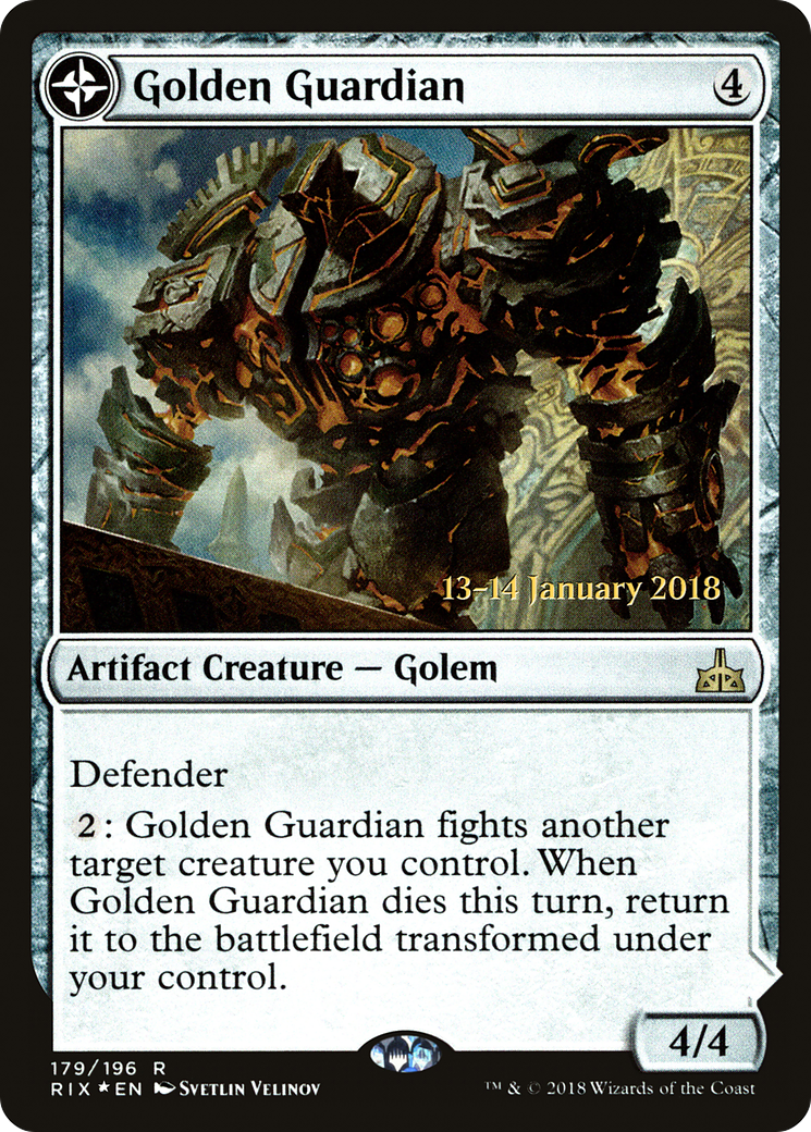 Golden Guardian // Gold-Forge Garrison (PRE-179S) - : (compasslanddfc) Foil