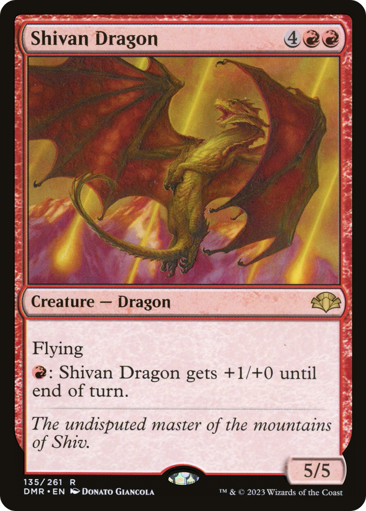 Shivan Dragon (DMR-135) -