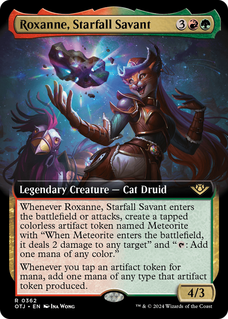 Roxanne, Starfall Savant (OTJ-362) - : (Extended Art) Foil