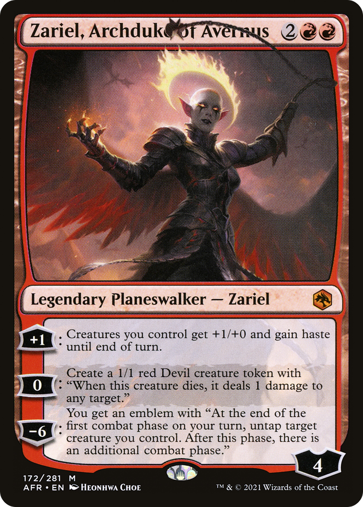 Zariel, Archduke of Avernus (AFR-172) -  Foil