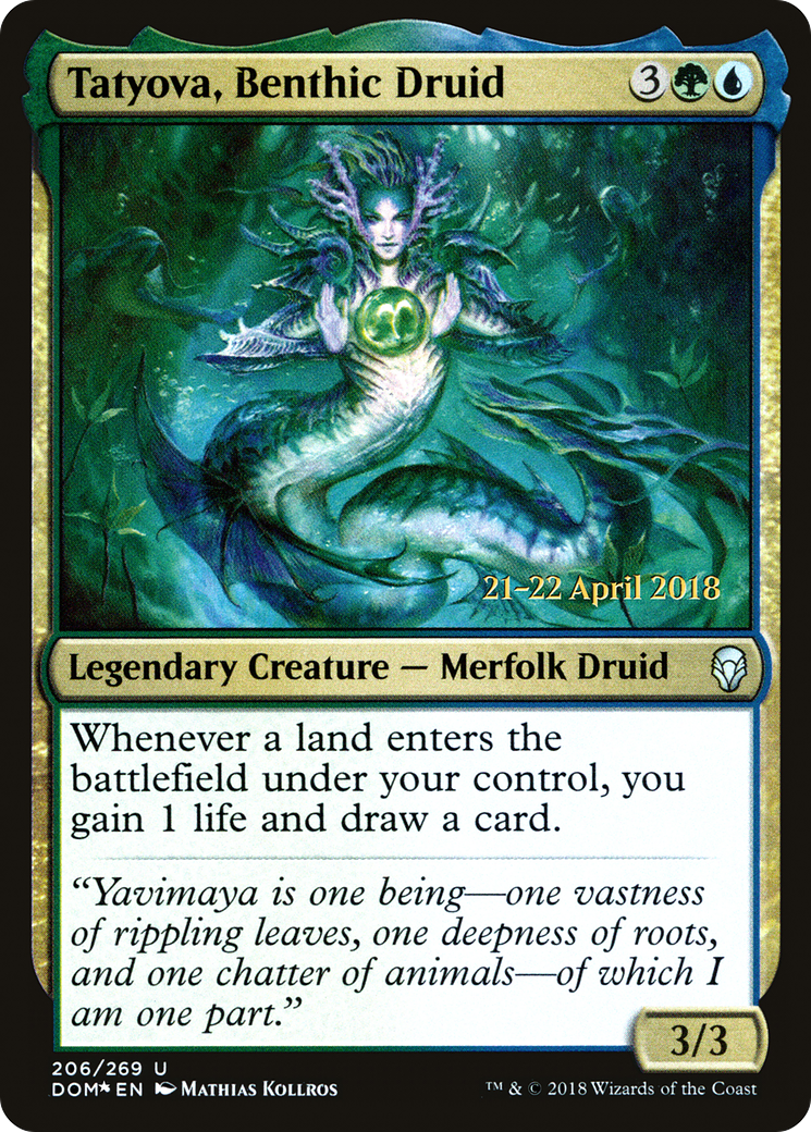 Tatyova, Benthic Druid (PRE-206S) -  Foil