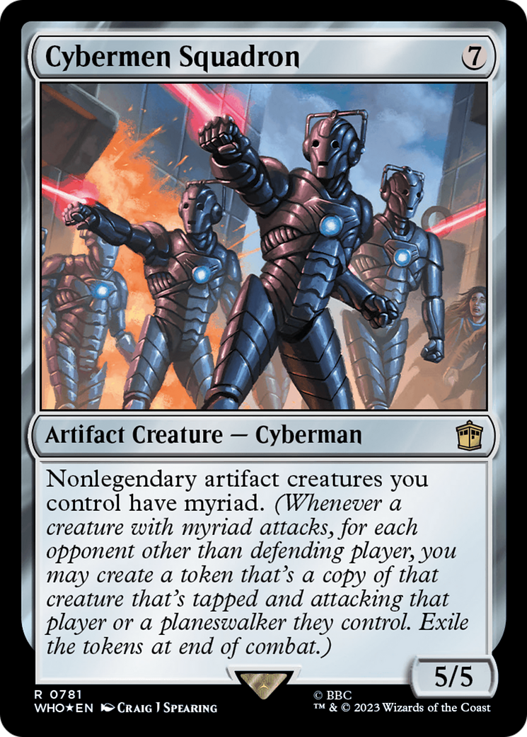 Cybermen Squadron (WHO-781) -  Foil