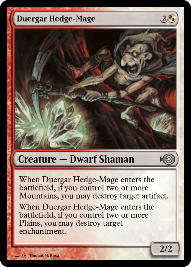 Duergar Hedge-Mage (PRM-32547) -  Foil