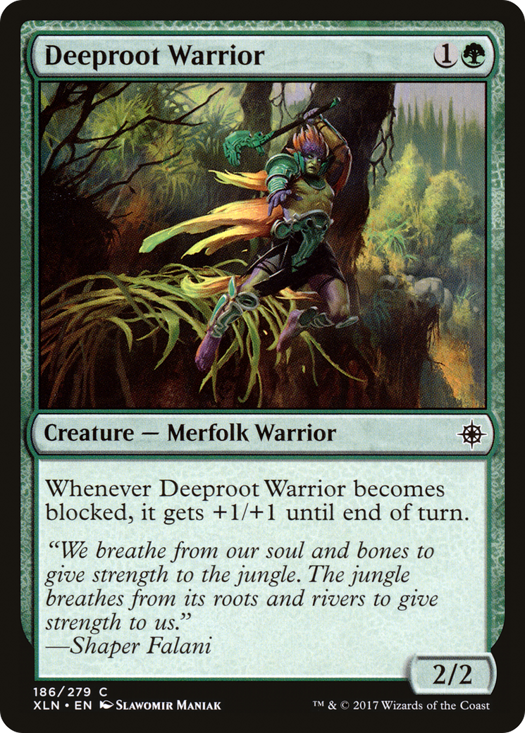 Deeproot Warrior (XLN-186) -  Foil