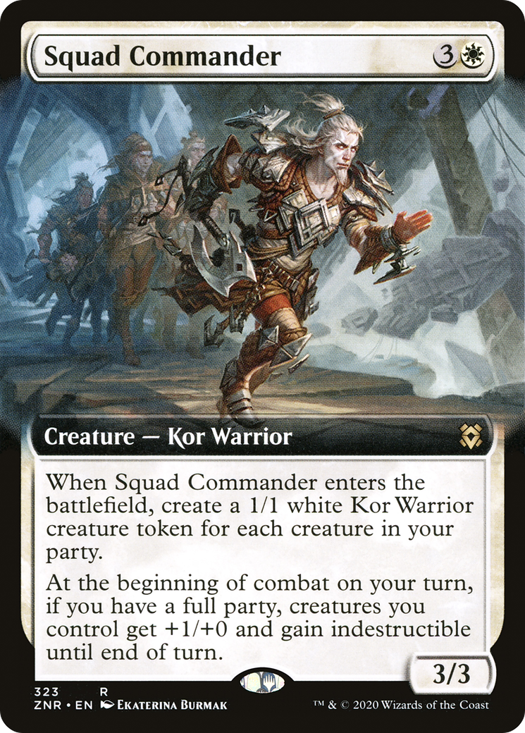 Squad Commander (ZNR-323) - : (Extended Art) Foil