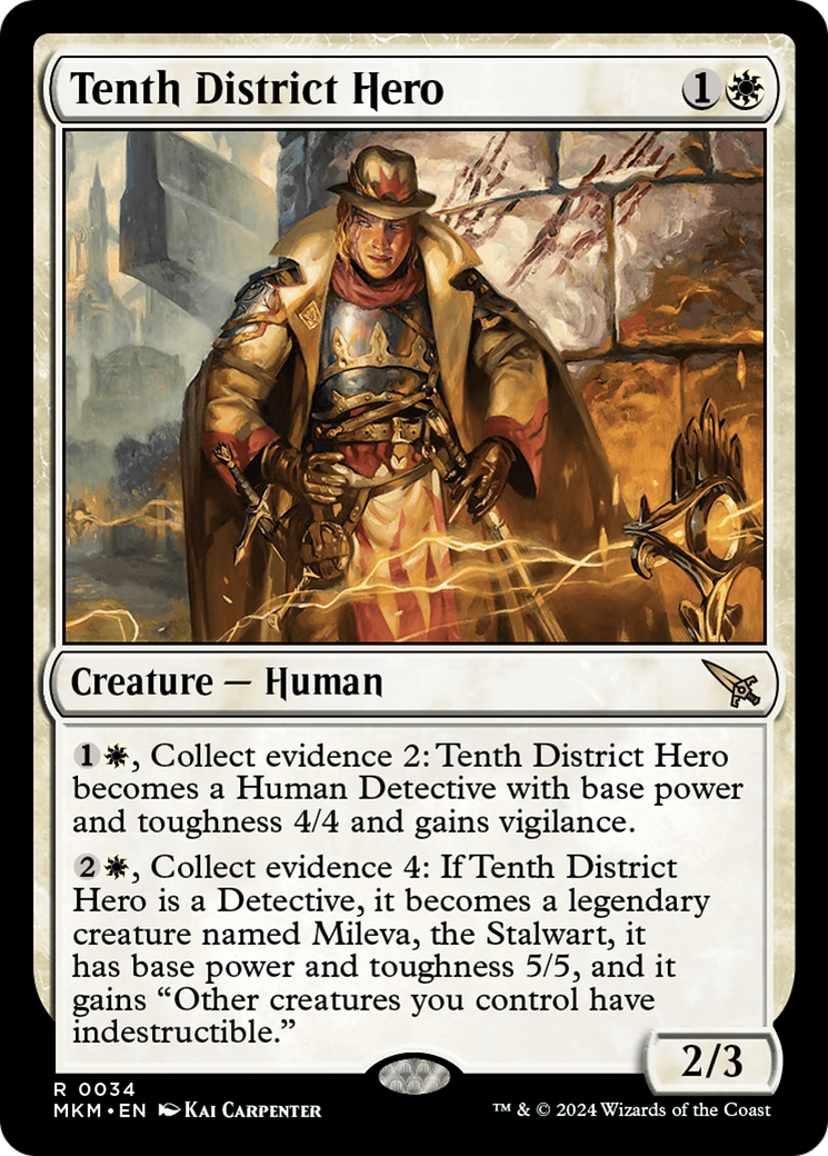 Tenth District Hero (MKM-034) -  Foil