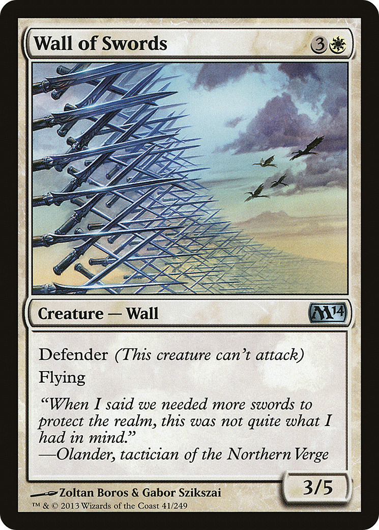 Wall of Swords (M14-041) -  Foil