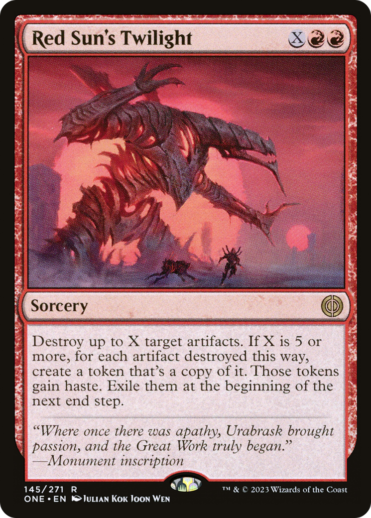 Red Sun's Twilight (ONE-145) -  Foil