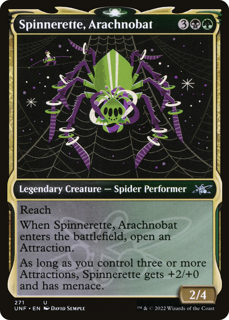 Spinnerette, Arachnobat (UNF-271) - : (Showcase) Foil