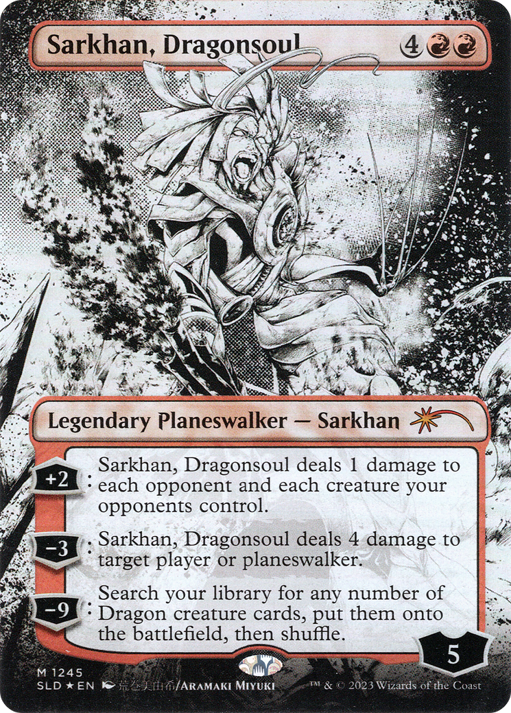 Sarkhan, Dragonsoul (SLD-1245) -  (Borderless) Foil