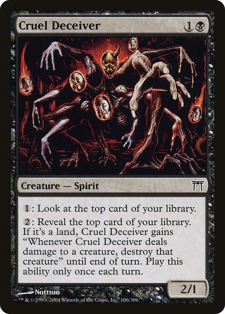 Cruel Deceiver (CHK-106) -  Foil