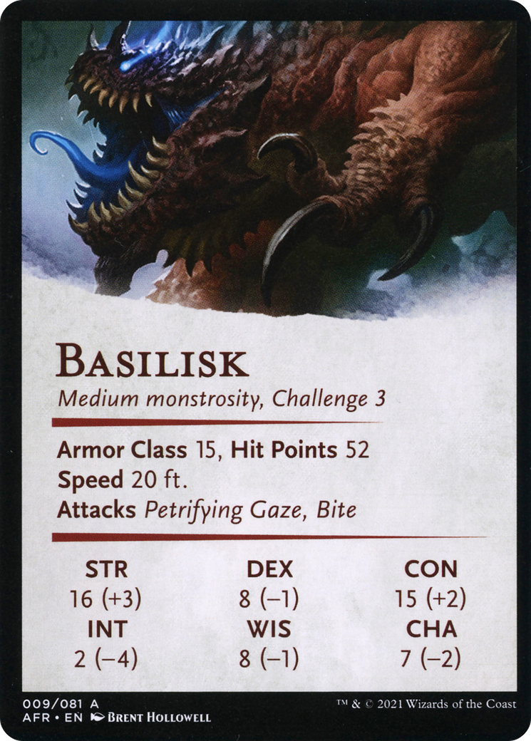 Underdark Basilisk // Basilisk (AAFR-009) -  (Borderless) Foil