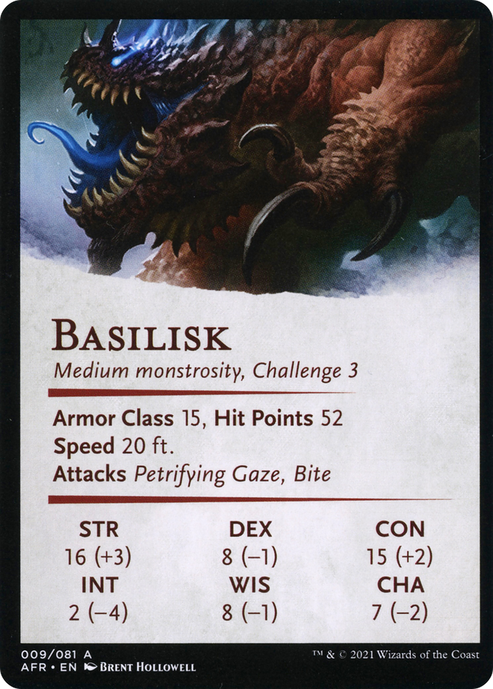 Underdark Basilisk // Basilisk (AAFR-009) -  (Borderless) Foil