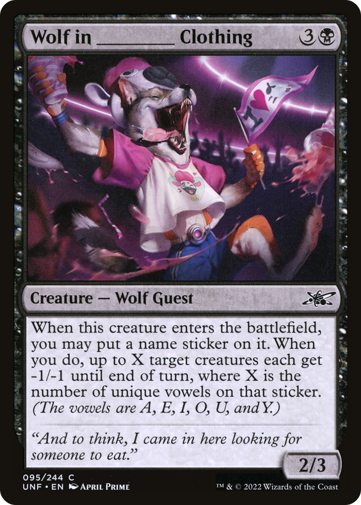 Wolf in _____ Clothing (UNF-095) -  Foil