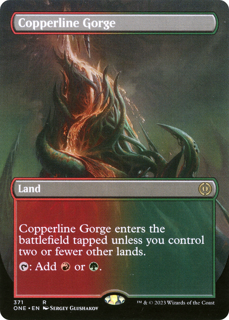 Copperline Gorge (ONE-371) -  (Borderless) Foil