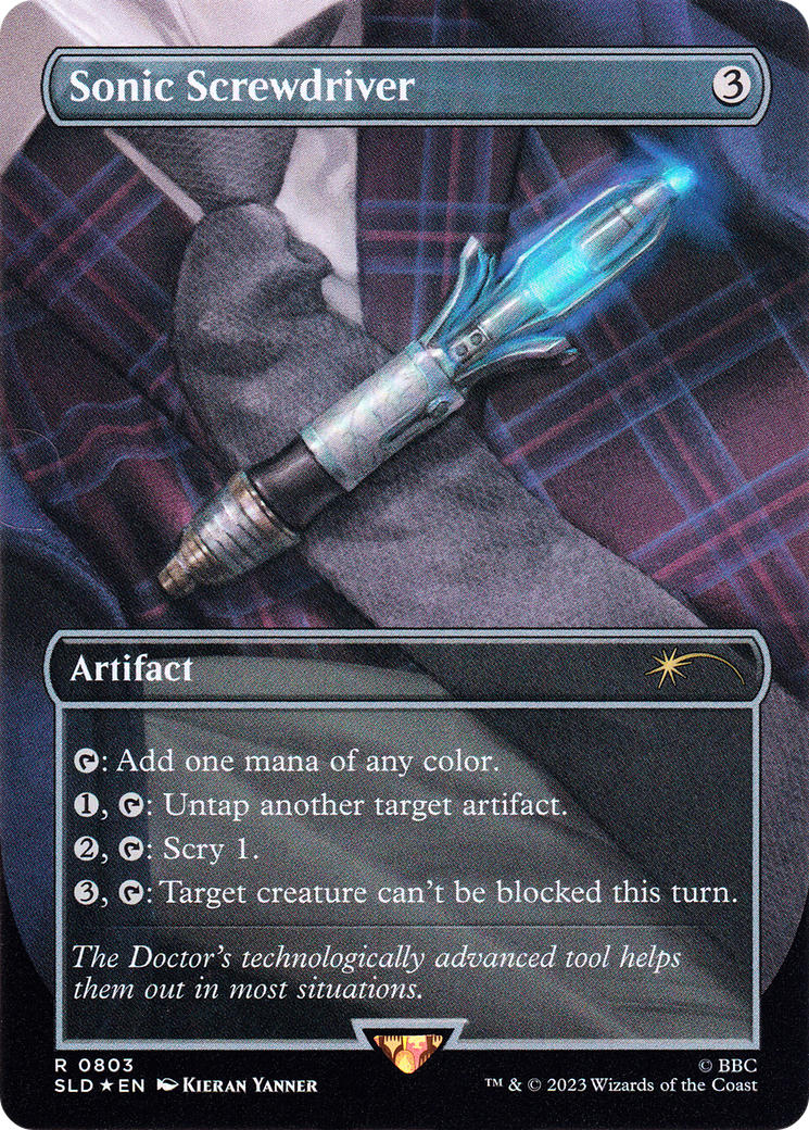 Sonic Screwdriver (SLD-803) -  (Borderless) Foil