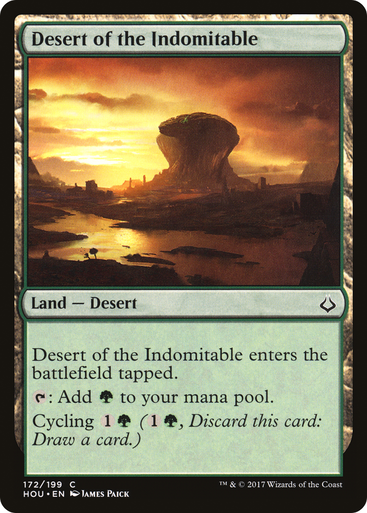 Desert of the Indomitable (HOU-172) -  Foil