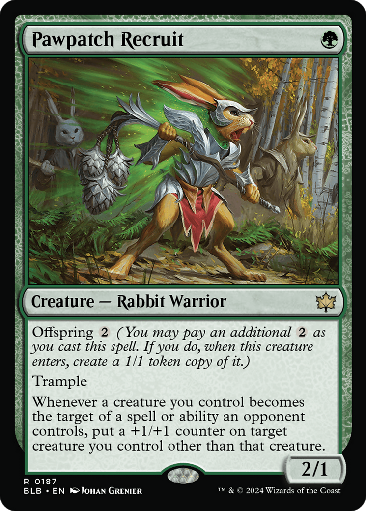 Pawpatch Recruit (BLB-187) -  Foil