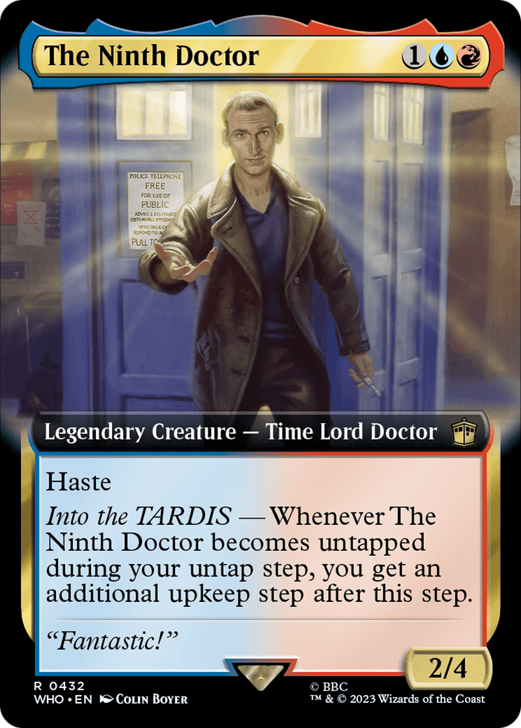 The Ninth Doctor (WHO-432) - : (Extended Art) Foil