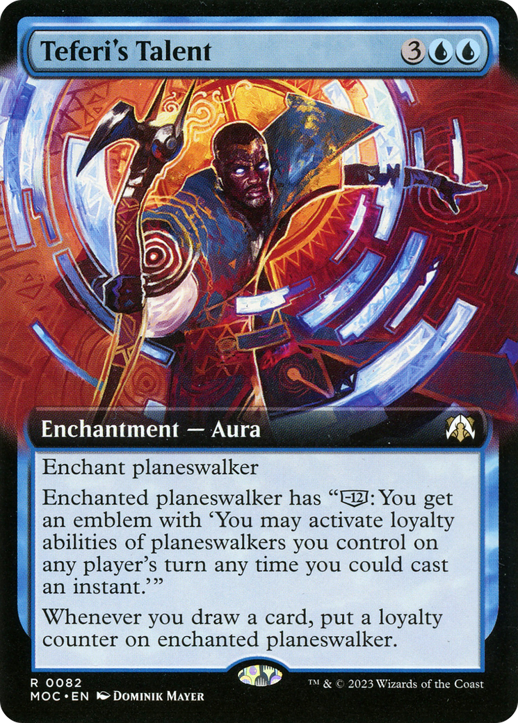 Teferi's Talent (MOC-082) - : (Extended Art) Foil