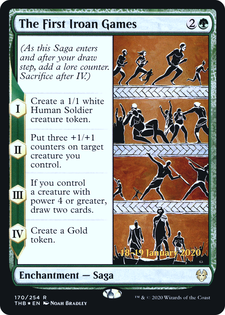 The First Iroan Games (PRE-170S) -  Foil