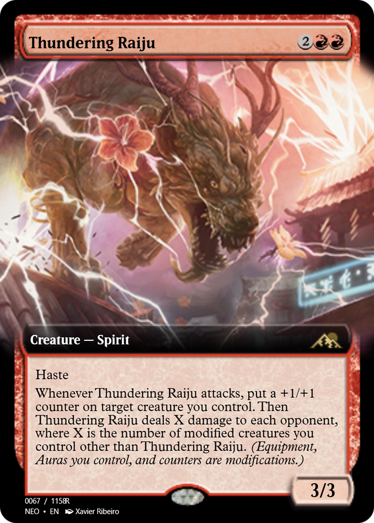 Thundering Raiju (PRM-97997) -  Foil