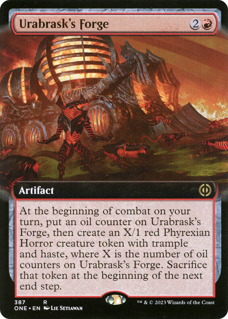 Urabrask's Forge (ONE-387) - : (Extended Art)