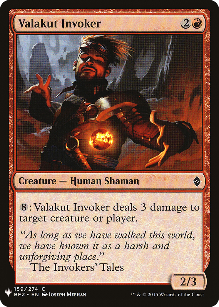 Valakut Invoker (LIST-BFZ-159) -