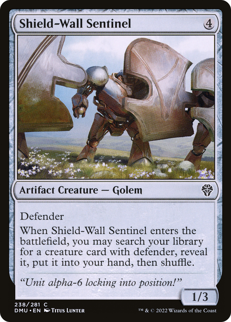 Shield-Wall Sentinel (DMU-238) -  Foil