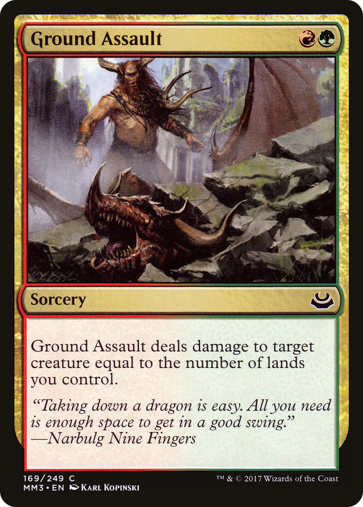 Ground Assault (MM3-169) -  Foil