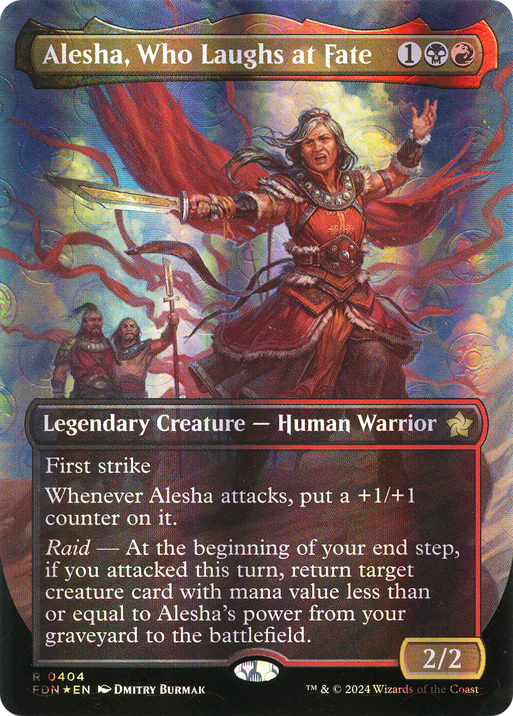 Alesha, Who Laughs at Fate (FDN-404) -  (Borderless) Foil