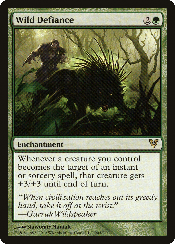 Wild Defiance (AVR-203) -  Foil