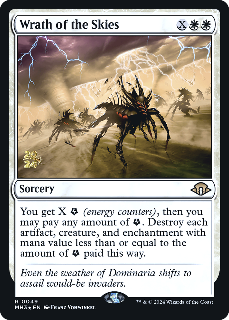 Wrath of the Skies (PRE-49S) -  Foil