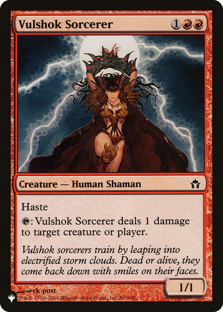 Vulshok Sorcerer (LIST-5DN-80) -