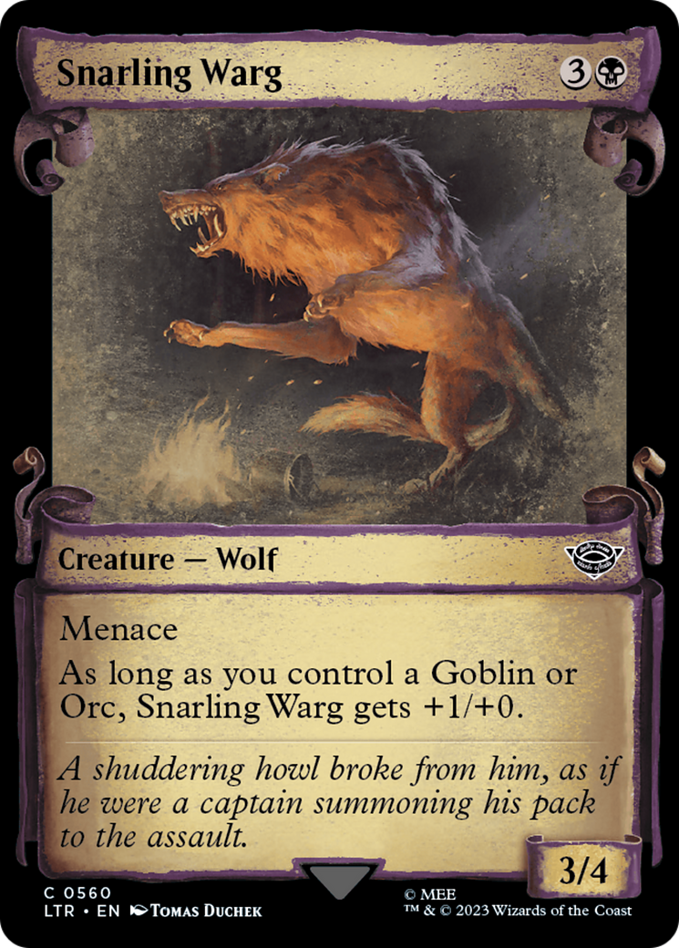 Snarling Warg (LTR-560) - : (Showcase)