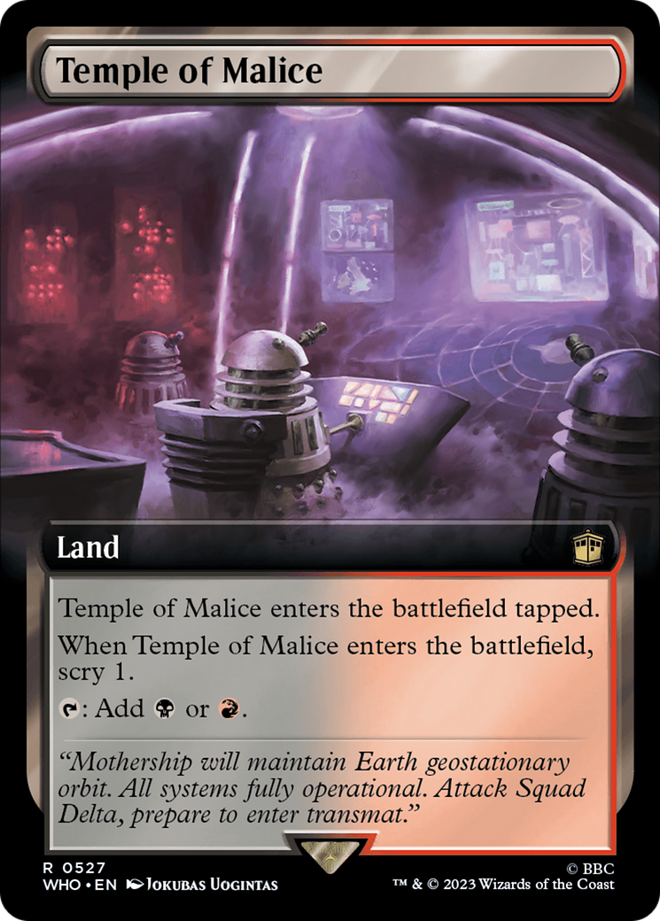 Temple of Malice (WHO-527) - : (Extended Art) Foil