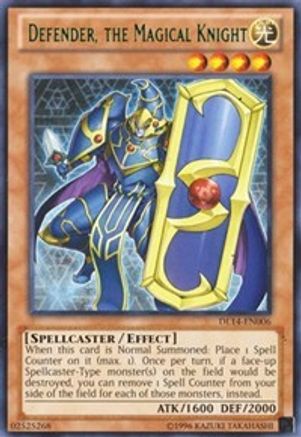 Defender, the Magical Knight (Green) (DL14-EN006) - Duelist League Promo Unlimited