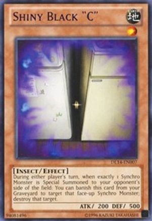 Shiny Black "C" (Purple) (DL14-EN007) - Duelist League Promo Unlimited