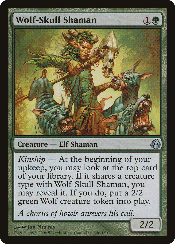 Wolf-Skull Shaman (MOR-140) -  Foil