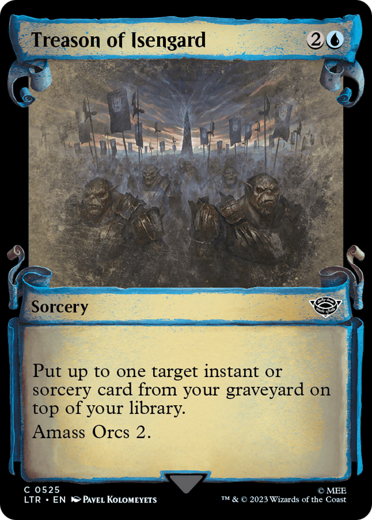 Treason of Isengard (LTR-525) - : (Showcase) Foil