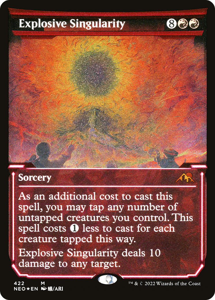 Explosive Singularity (NEO-422) - : (Showcase) Etched Foil