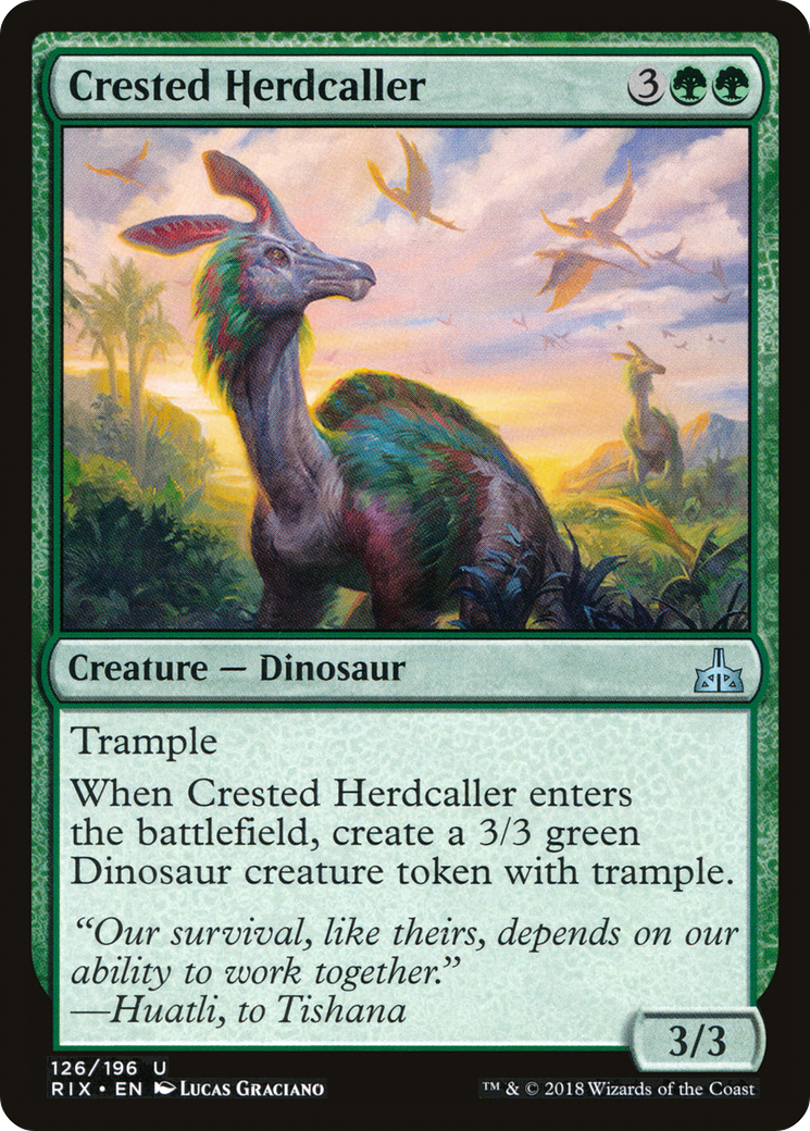 Crested Herdcaller (RIX-126) -  Foil